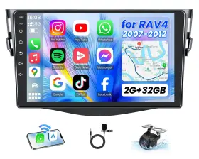 Av400 Jufodrca 4 Core 32g For Toyota Rav4 Radio 2007-2012 9 Inch 1280 800 Hd Touch Screen