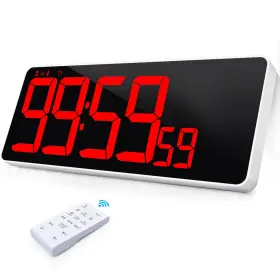 108-timer-red Kmmkgg 108-timer-red--2 13.7 Inch Digital Timer Large Led Screen Displays 5ftft Number The