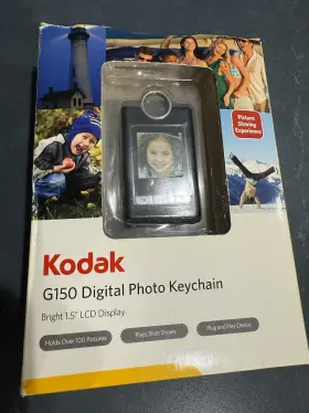 0031010 Kodak G150 Digital Photo Keychain With Cord And Instructions. 1.5 Lcd Display