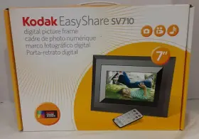 Sv710 Kodak 041112370186 Easyshare Digital Picture Frame 7 Inch Screen Built-in Speakers With Remote