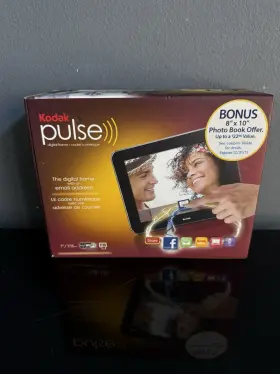 Kodak 041771826185 New Pulse Digital Frame 7 Inch Touch Screen Wifi - Email Address Receives Pics