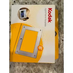 1023738 Kodak Easyshare 8 Inch Digital Frame Faceplate Silver Sv811 Ex811 B4.a