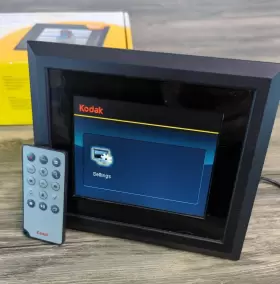 S510 Kodak 126 6469 Easyshare 5.6-inch Digital Picture Frame Black Original Box Remote #3