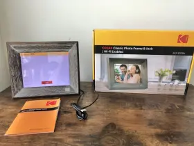 Rcf-8013w Kodak Digital Photo Picture Frame Touch Screen 8 In Wi-fi Video