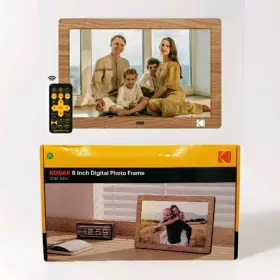 Rdpf-810c Kodak Rdpf-801c 8 Inch Digital Photo Frame With Remote Woodgrain