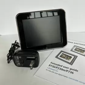 W730 Kodak Pulse 7 Inch Digital Photo Frame Wifi Touchscreen Psu Black Sleek