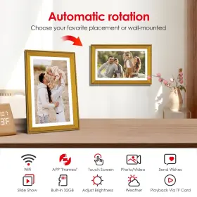 Koho 717021727273 Frameo Digital Picture Frame 15.6 Inch Wifi Photo 32gb Storage #2