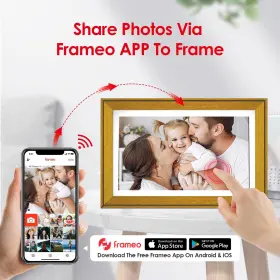 Koho 717021727273 Frameo Digital Picture Frame 15.6 Inch Wifi Photo 32gb Storage #3