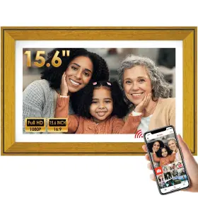 Koho 717021727273 Frameo Digital Picture Frame 15.6 Inch Wifi Photo 32gb Storage