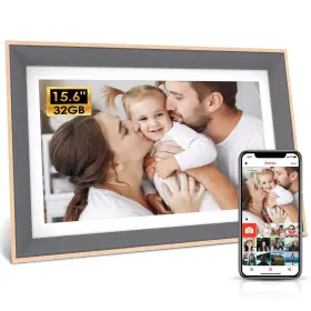 Frame32gb Koho 717021727280 Frameo Digital Picture Frame15.6 Inch Wifi Photo Storage To