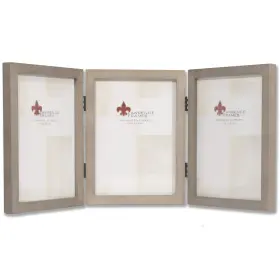 756157t Lawrence Frames Studio Wood Picture Frame 5x7 Triple Gray