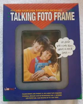Fc-1000 Limpac New The Talking Foto Frame Record Your Own Personal Message For Photo -