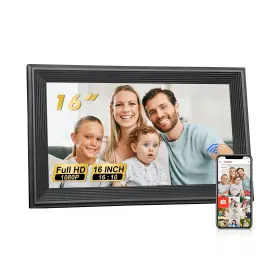 Chgee-296 Livingpai 16 Inch Wifi Digital Picture Frame Touch Screen Smart Photo Wi