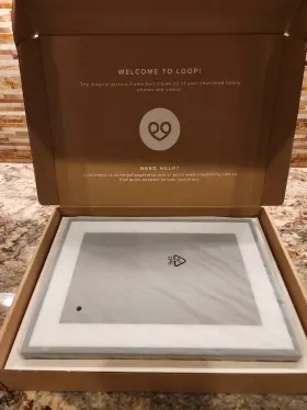 4se01917 Loop Wifi Digital Picture Frame Touch Screen 10 Inch Display App Family Sharing