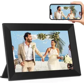 Lopevi 734189951128 Digital Picture Frame - Frameo 10.1 Inch Smart Wifi Photo Fram