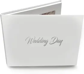 Ltd 711181852233 7 Inch Ips Hd Digital Photo And Video Frame - Ftwedding Dayft Silver Foiled Cover A5 H
