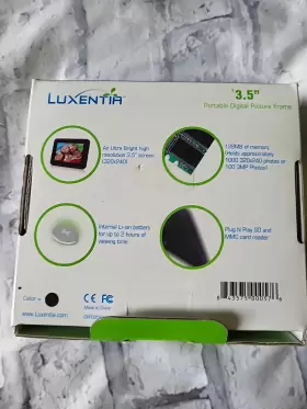 Dpf035bw Luxentia 3.5 Inch Digital Picture Frame #3