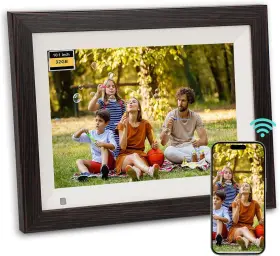 Df-01 Maezoe Wooden Digital Picture Frame 32gb Memory 10.1 Inch 1280x800 Ips Hd Touch