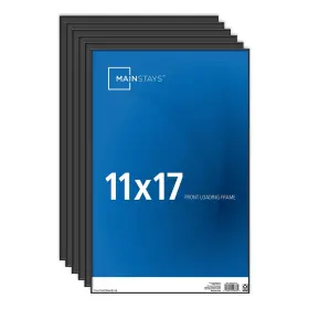69662 Mainstays 11 Inch X 17 Black Format Wall Frame Set Of 6