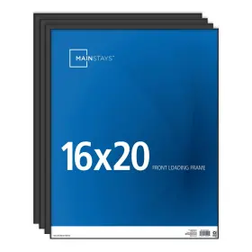69665 Mainstays 16 Inch X20 Black Format Frame Set Of 4