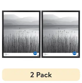 Awm2795-1620 Mainstays 2 Pack 16x20 Linear Gallery Wall Picture Frame Black