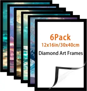 Majreey 728514703872 Diamond Art Frame 12x16 Inch - Frames 30x40 Cm Painting Sui... Fast Ship