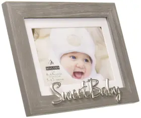 3322-46 Malden International Designs Expressions Picture Frame Gray