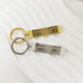 Malkit1991 313100543521 Goldbutterly Customized Eyes Photo Couple Key Chain Laser Engraved Ke #3