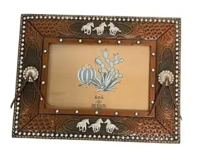 14208 Marco International Inc Standing Landscape Photo Picture Frame 6 X 4 Inch Polyresin Tooled