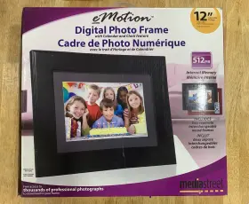 Df-em12g-512 Mediastreet Emotion 12 Inch Digital Picture Frame Interchangeable Frames New