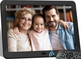 Melcam 680904602656 Digital Picture Frame 8 Inch Photo With Remote Control 1920x1