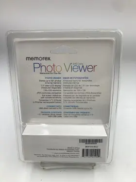 Mdf0151blk Memorex 2mb Photo Viewer Digital Black Memories On The Go-new In Package #2