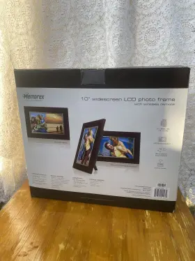 Mdf1061-wl Memorex 10 Inch Widescreen Lcd Slideshow Photo Frame Everything Included #2