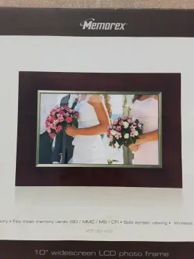 Mdf1061-wls Memorex New 10 Inch Widescreen Lcd Photo Frame With Wireless Remote Nib #2