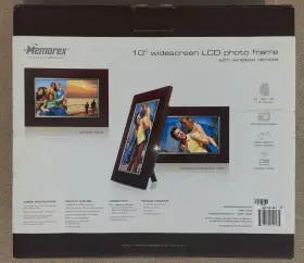 Mdf1061-wls Memorex New 10 Inch Widescreen Lcd Photo Frame With Wireless Remote Nib #3