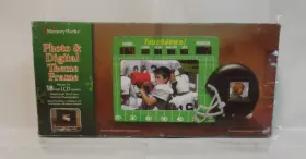 33189 Memory Works Touch Down Theme Digital Frame 1.8 In Lcd Screen Nib