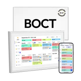 Dzrl-21.5 Meovert Boct 21.5ftft Digital Wall Calendar - 32gb Memory Touch Screen Chore Chart Smar
