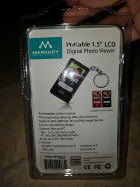Mi-df0152 Merkury Innovations 1.5-inch Digital Keychain - Pink B3 #2