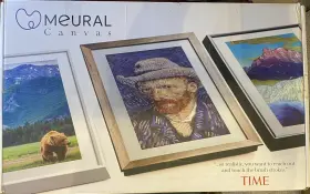 Mc227wl100pas Meural Canvas 26 Inch Leonora White Wifi Connected Smart Art Frame
