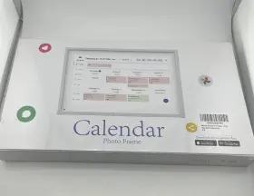 X004jb0f9n Mezed E-calendar White Digital Calendar 10.1 Inch Touch Screen Planner Photo Frame
