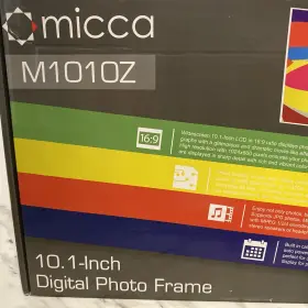 M1010z-ed Micca 10.1 Inch Digital Picture Frame Black - Lcd Screen High Res New Open Box #2