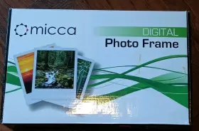 M701 Micca Digital Photo Frame Display Video Player Black