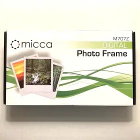 M707z Micca Digital Photo Frame 800x400 Display Video Player Black 16gb Sd Card