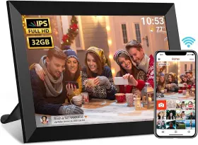 Moonka 764606733723 Frameo Digital Photo Frame 10.1 Inch With 1280x800 Ips Hd Touch Screen