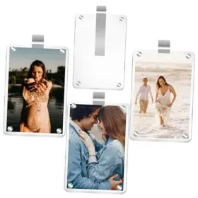 Motofitlus Ae1007-01 Car Sun Visor Photo Holder Universal Magnetic Clip 4 Pack