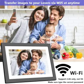 Df0061 Mrq 10 Inch Wifi Digital Photo Frame With 1280x800 Ips Touch Screen 16gb Stor #2
