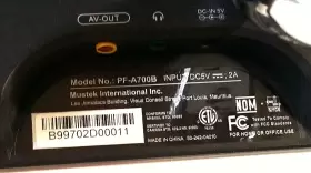 Pf-a700b Mustek 7 Inch Digital Picture Frame No Memory Card #2
