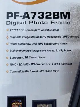 Pf-a720bm Mustek 7 Inch Digital Picture Frame #2