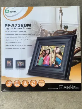 Pf-a720bm Mustek 7 Inch Digital Picture Frame