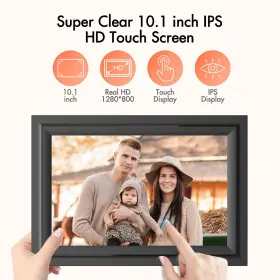 Mvgges 971286941810 10.1 Inch Digital Picture Frame Smart Wifi Photo 16gb #3